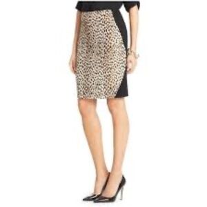 DVF "Emma" Leopard Mini Skirt